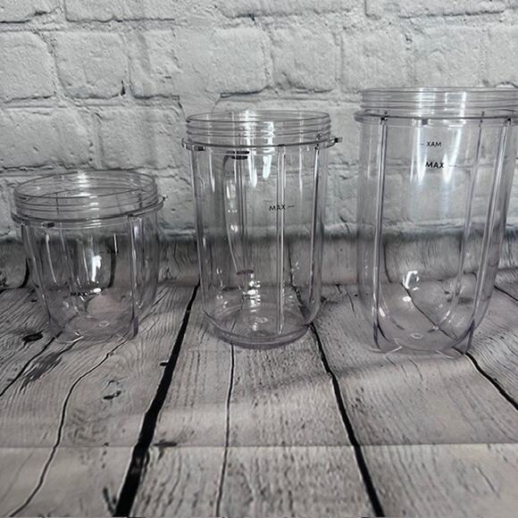 Magic Bullet Blender 10- Piece Black Silver MBR-1101 Base Container Cups Blade - Picture 5 of 5